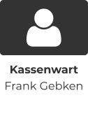 Kassenwart Frank Gebken